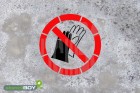 Schablone "Benutzen von Handschuhen verboten"