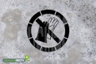 Schablone "Benutzen von Handschuhen verboten"