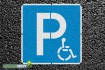 "Behindertenparkplatz" Bodenmarkierungs-Schablonenset